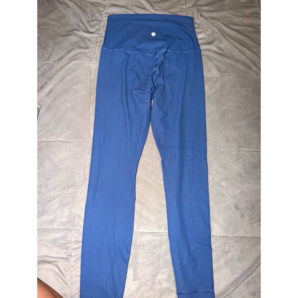 lululemon ribbed align  Leggings Blue size 4